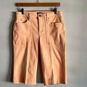 NYDJ Peach Capri Crop Jeans 8P Lift Tuck Stretch Summer Pants